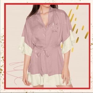 Viola Vann Faux Silk Robe-NWT